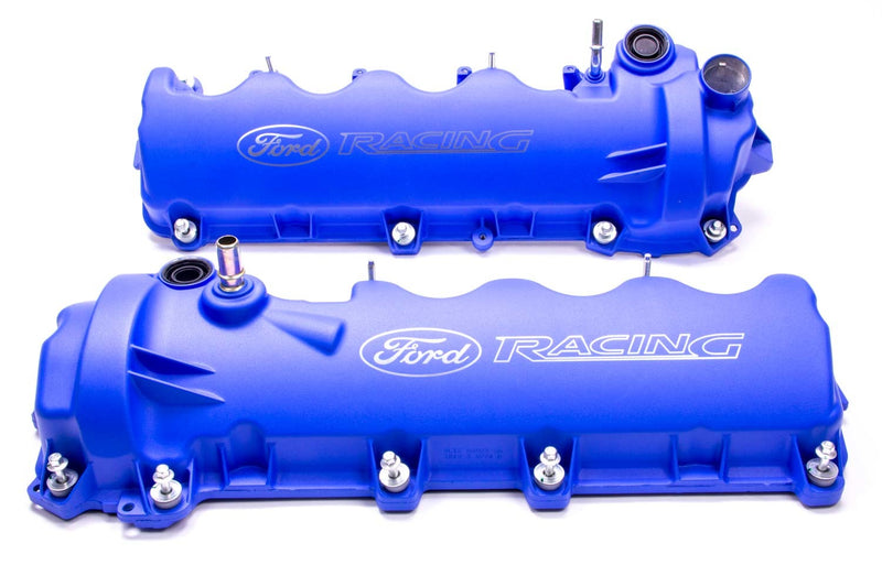 FORD 4.6L 3-Valve V/C Blue Powder Coated w/Logo M-6582-FR3VBL