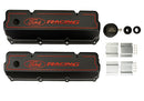 FORD 351C Aluminum Valve Cover Set - Black Finish M-6582-Z351B