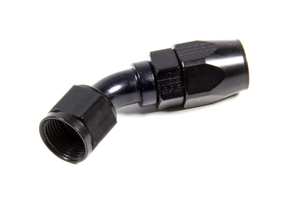 FRAGOLA Hose Fitting #10 45 Deg Pro-Flow Black 104510-BL