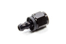 FRAGOLA Hose Fitting Push Lock #8 Str. to #6 Hose Black 200107-BL