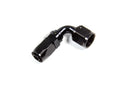 FRAGOLA Hose Fitting #10 90 Deg. to #8 Hose Black 229009-BL