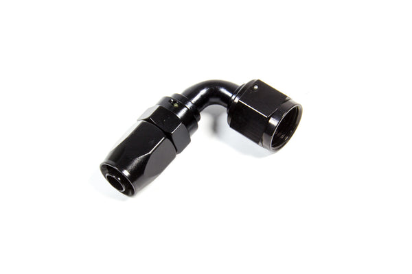FRAGOLA Hose Fitting #10 90 Deg. to #8 Hose Black 229009-BL