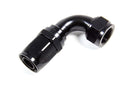 FRAGOLA Hose Fitting #12 90 Deg. to #16 Hose Black 229013-BL