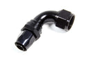 FRAGOLA Hose Fitting #16 90 Deg. to #12 Hose Black 229015-BL