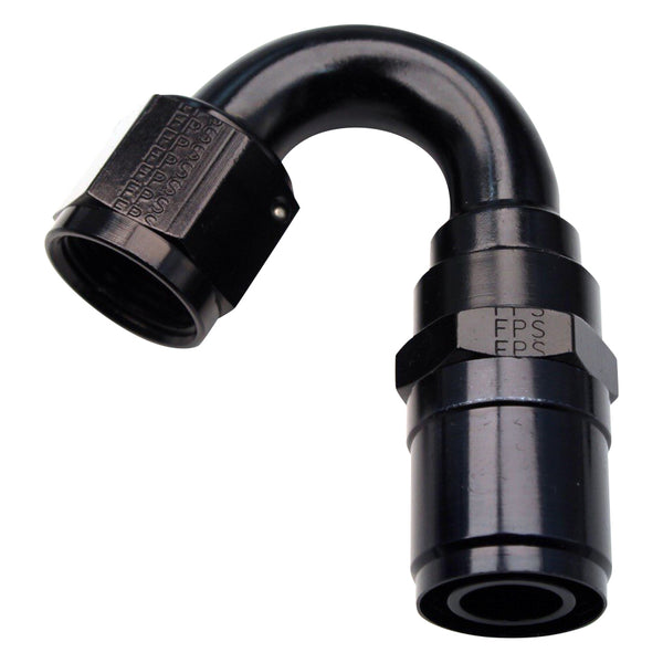 FRAGOLA #12 Race-Rite Crimp-On Hose End 150-Degree 2615012