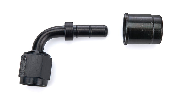 FRAGOLA #4 90-Deg Crimp Hose Fitting 3109004