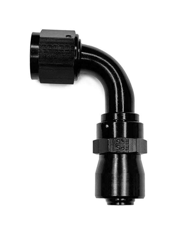 FRAGOLA #6 90-Degree Crimp Hose Fitting 3109006
