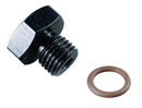 FRAGOLA 10an Port Plug w/ 1/8in Female Port 481430-BL
