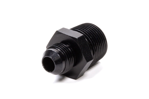 FRAGOLA Straight Adapter Fitting #16 x 1 MPT Black 481616-BL