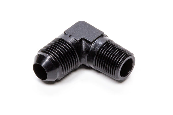 FRAGOLA 90 Deg Adapter Fitting #8 x 1/4 MPT Black 482207-BL