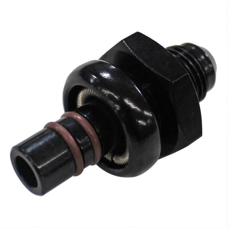 FRAGOLA 6an to Ford EFI .435 Shank Fitting Black 491986-BL