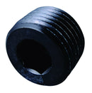 FRAGOLA 1/8 MPT Allen Pipe Plug Black 493202-BL