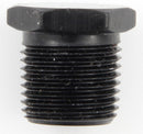 FRAGOLA 1/4 MPT Hex Pipe Plug Black 493302-BL