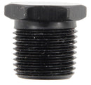 FRAGOLA 3/8 MPT Hex Pipe Plug Black 493303-BL