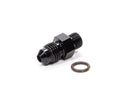 FRAGOLA #4 x 3/8-24 (#3) Radius O-Ring Fitting Black 495124-BL