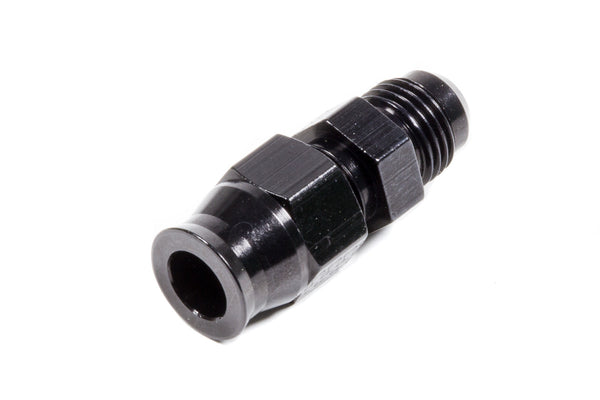 FRAGOLA 6AN Male to 3/8in Tube Adapter Fitting Black 892006-BL