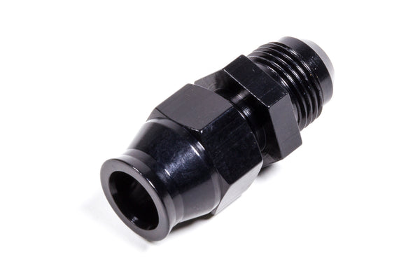 FRAGOLA 8AN Male to 1/2in Tube Adapter Fitting Black 892008-BL