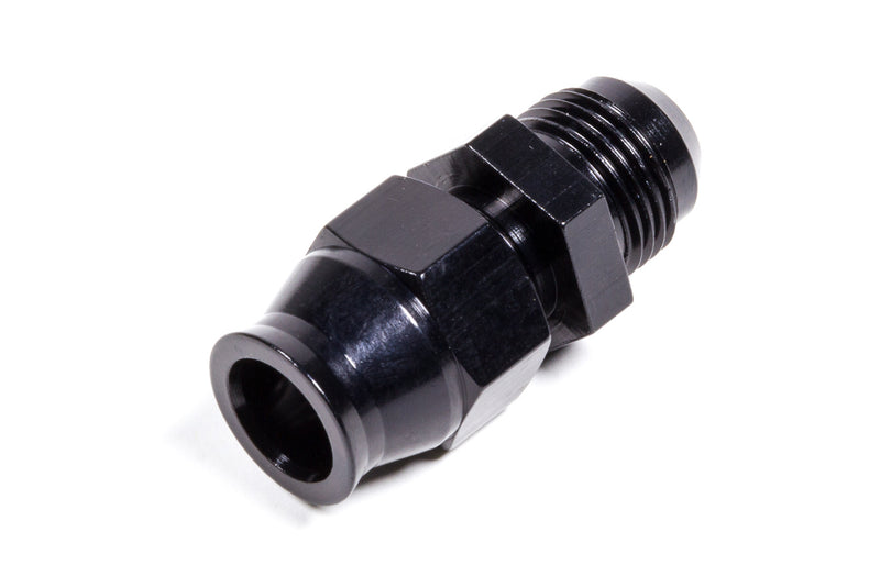 FRAGOLA 8AN Male to 1/2in Tube Adapter Fitting Black 892008-BL
