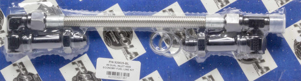 FRAGOLA #8 Pro Stock Fuel Line Kit - 4500 Series Black 920025-BL