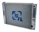 FSR RACING Radiator Chevy Double Pass 27.5in x 19in -16an 2719D2-16