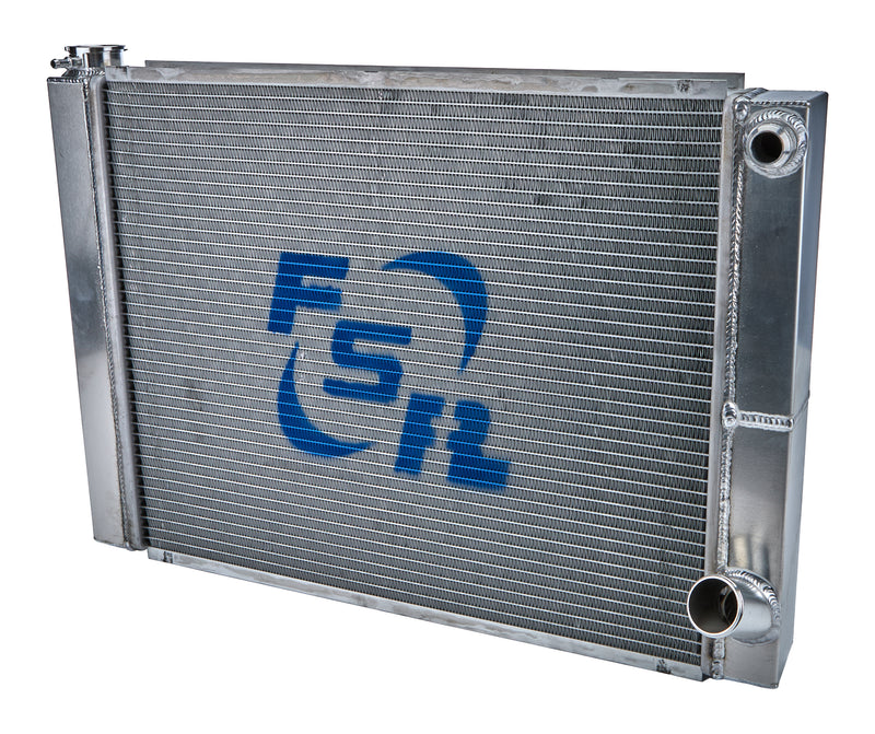 FSR RACING Radiator Chevy Double Pass 27.5in x 19in -16an 2719D2-16