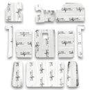 FLATLINE BARRIERS 37-46 GM Truck Cab Floor Insulation Kit TABT4047