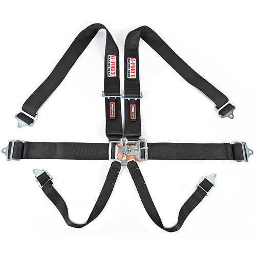 G-FORCE 6pt Harness Set L&L Black Indiv Shldr 6001BK