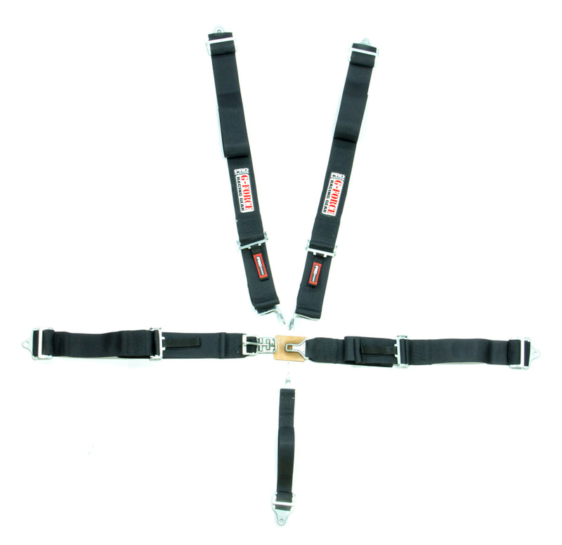 G-FORCE Indivd. Shoulder Harness Pull-Up Blk Pro Series 6100BK