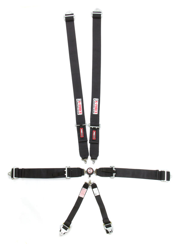 G-FORCE Harness Camlock Black 6pt 7001BK