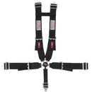 G-FORCE 5pt Harness Set Black Camlock Pull-Down Lap 7030BK
