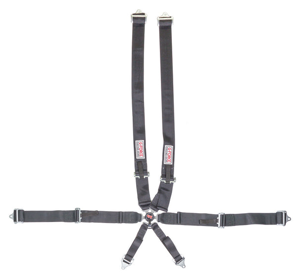 G-FORCE Harness Camlock Black 6pt 7101BK