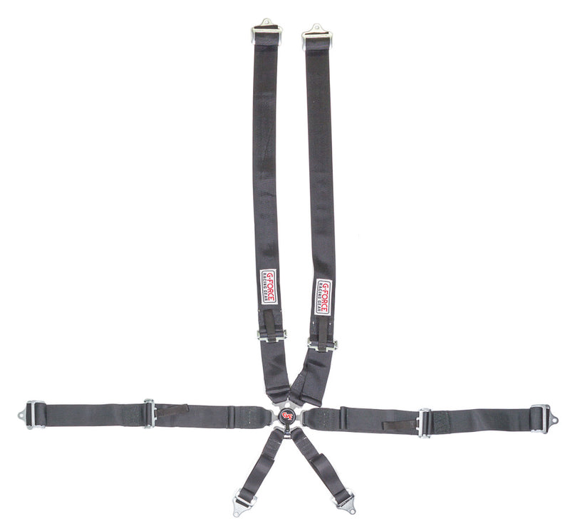 G-FORCE Harness Camlock Black 6pt 7101BK