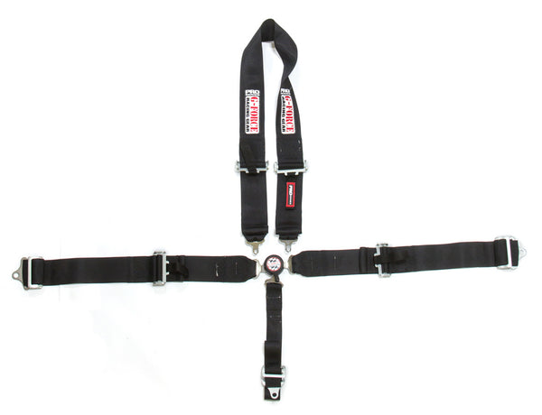 G-FORCE U-Type Harness Camlock Black 5pt Pro Series 7543BK