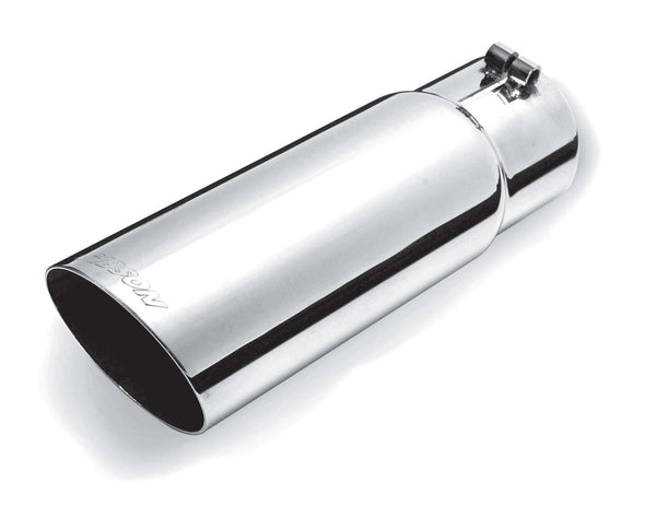 GIBSON EXHAUST Stainless Single Wall An gle Exhaust Tip 500392