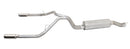GIBSON EXHAUST Cat-Back Dual Split Exha ust System Stainless 66568