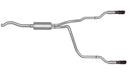 GIBSON EXHAUST Cat-Back Dual Split Exha ust System Aluminized 9508