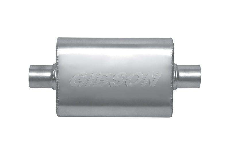 GIBSON EXHAUST Stainless Steel Muffler 3in Offset/Center BM0102