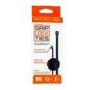 GRIP LOCK TIES Zip Ties 5in Releasable Black / Blue 48pk G5-BKBU-X48
