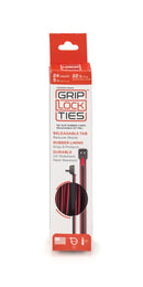 GRIP LOCK TIES Zip Ties 5in Releasable Black / Red 24pk G5-BKRD-X24