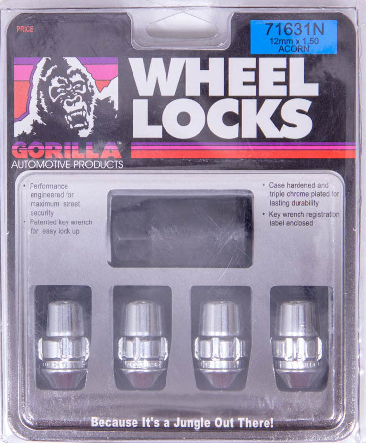 GORILLA Wheel Lock 14MM x 1.50 Conical (4) 71641N