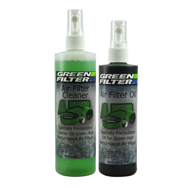 GREEN FILTER Air Filter Cleaner & Oil Kit 12oz Cleaner/8oz Oil 2000