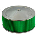 GREEN FILTER Air Cleaner Assembly 14 x 6 Flat Base 2196