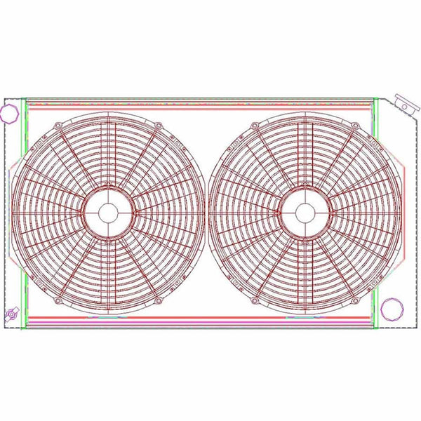 GRIFFIN Radiator Combo Unit GM A & G Body CU-00008
