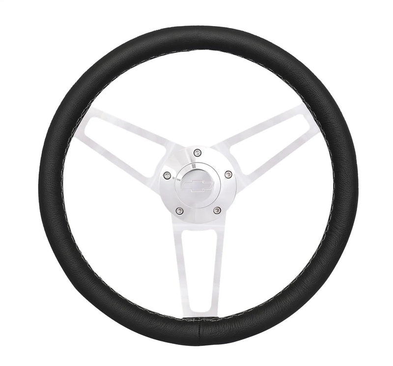 GRANT Billet Classic Series Black Wheel Chevy Logo 367