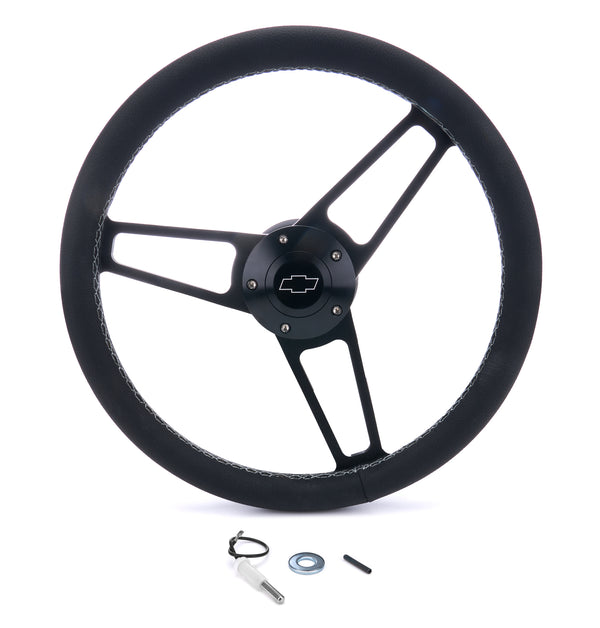 GRANT Billet Classic Series Black Wheel Chevy Logo 2193