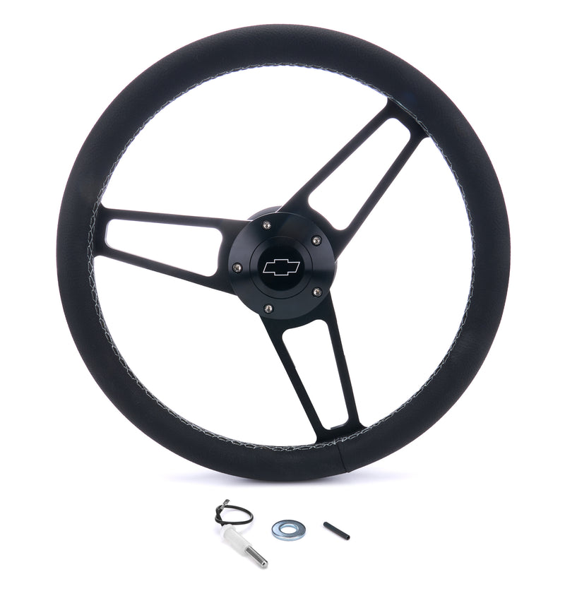 GRANT Billet Classic Series Black Wheel Chevy Logo 2193