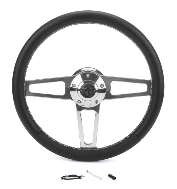 GRANT T Series Pol. Wheel Chev rolet Logo/Install Kit 1911