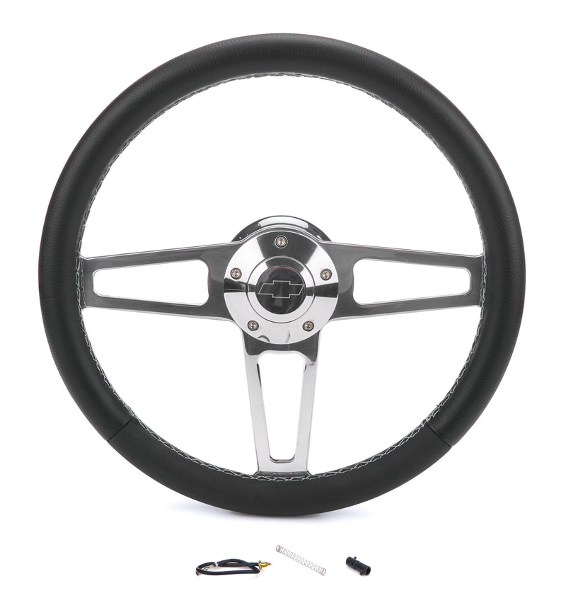 GRANT T Series Pol. Wheel Chev rolet Logo/Install Kit 1911