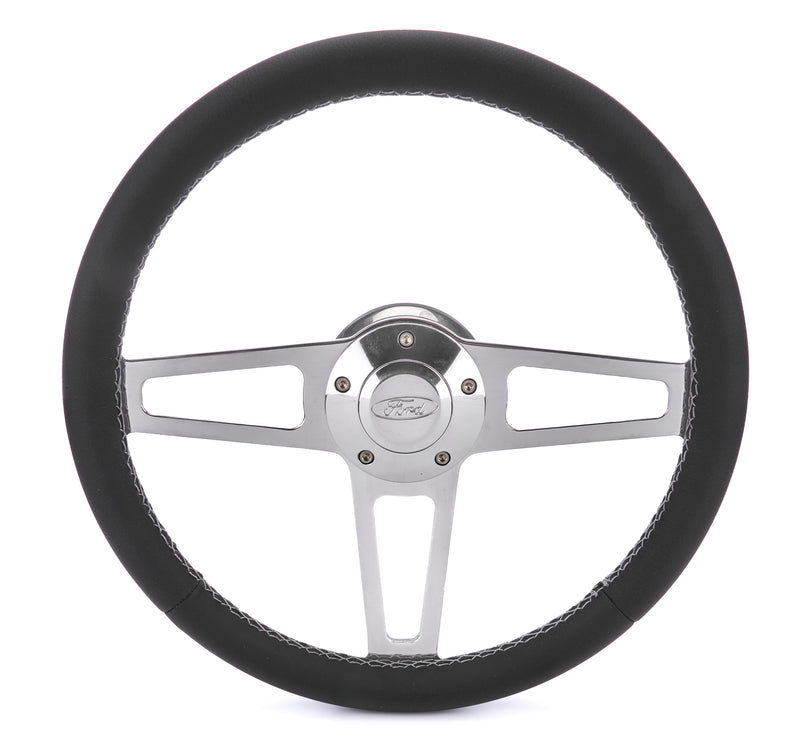 GRANT T Series Pol. Wheel Ford Logo/Install Kit 1912