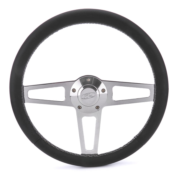 GRANT T Series Pol. Wheel Ford Logo/Install Kit 1913